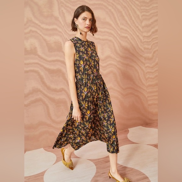 Ulla Johnson Clea Floral Print Jersey Dress size Small - Picture 1 of 12
